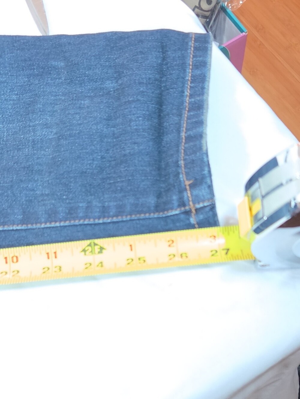 Free People Womens Dark Blue Denim Overalls - Straight Leg Size 29 - Picture 6 of 6
